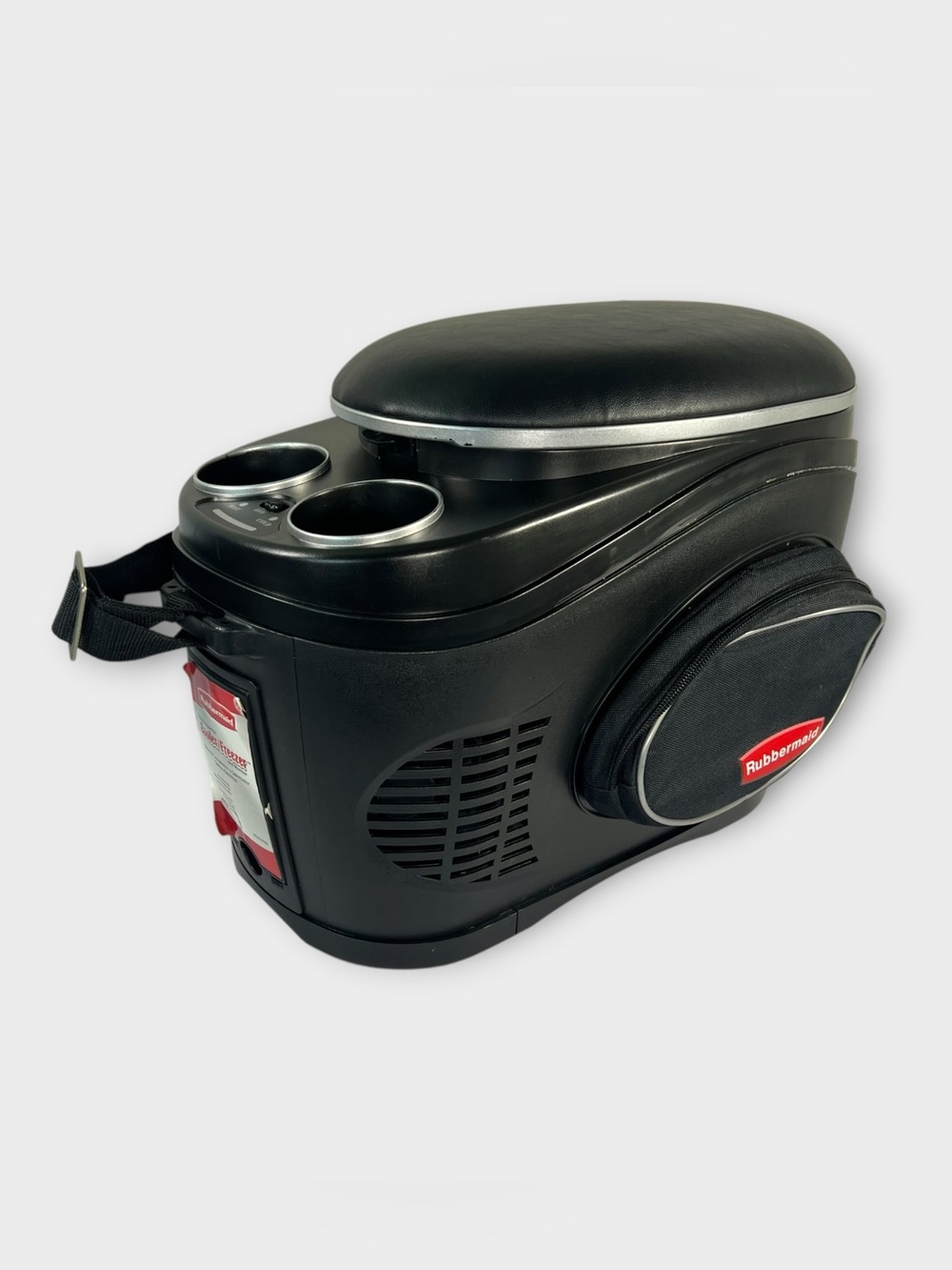 Rubbermaid Thermo-Electric 12V Travel Cooler & Warmer W/Cushion Seat Black Works